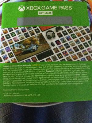 1month ultimate gamepass