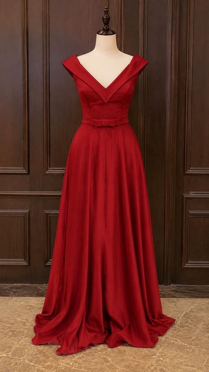 Red Evening Gown
