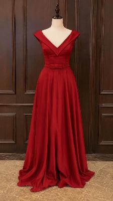 Red Evening Gown