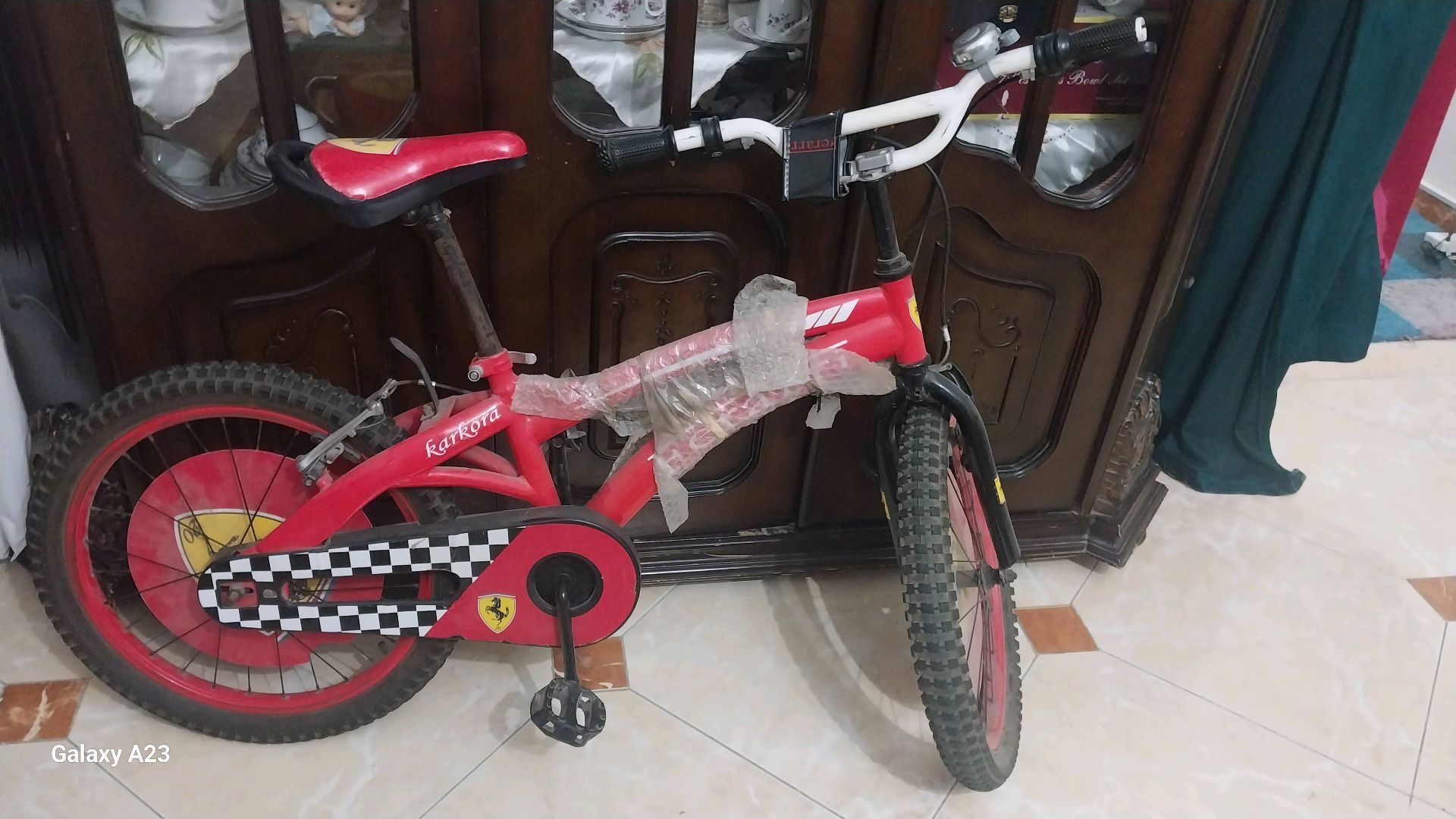 Ferrari red Bicycle