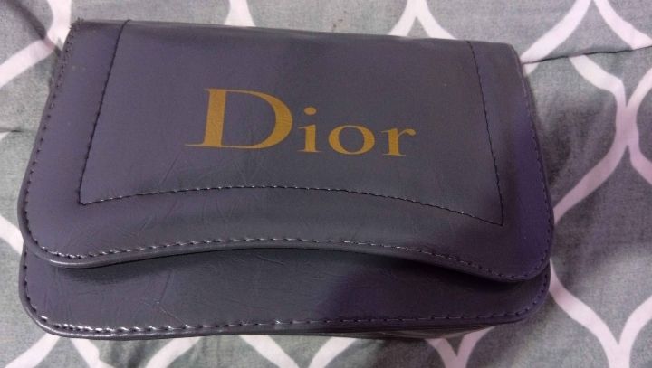 Dior gray Leather bag