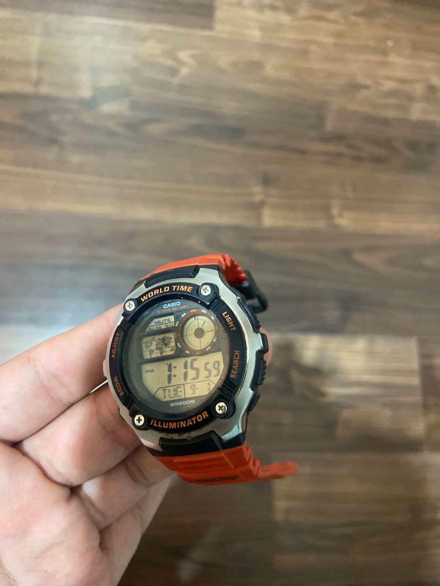 casio original digital watch