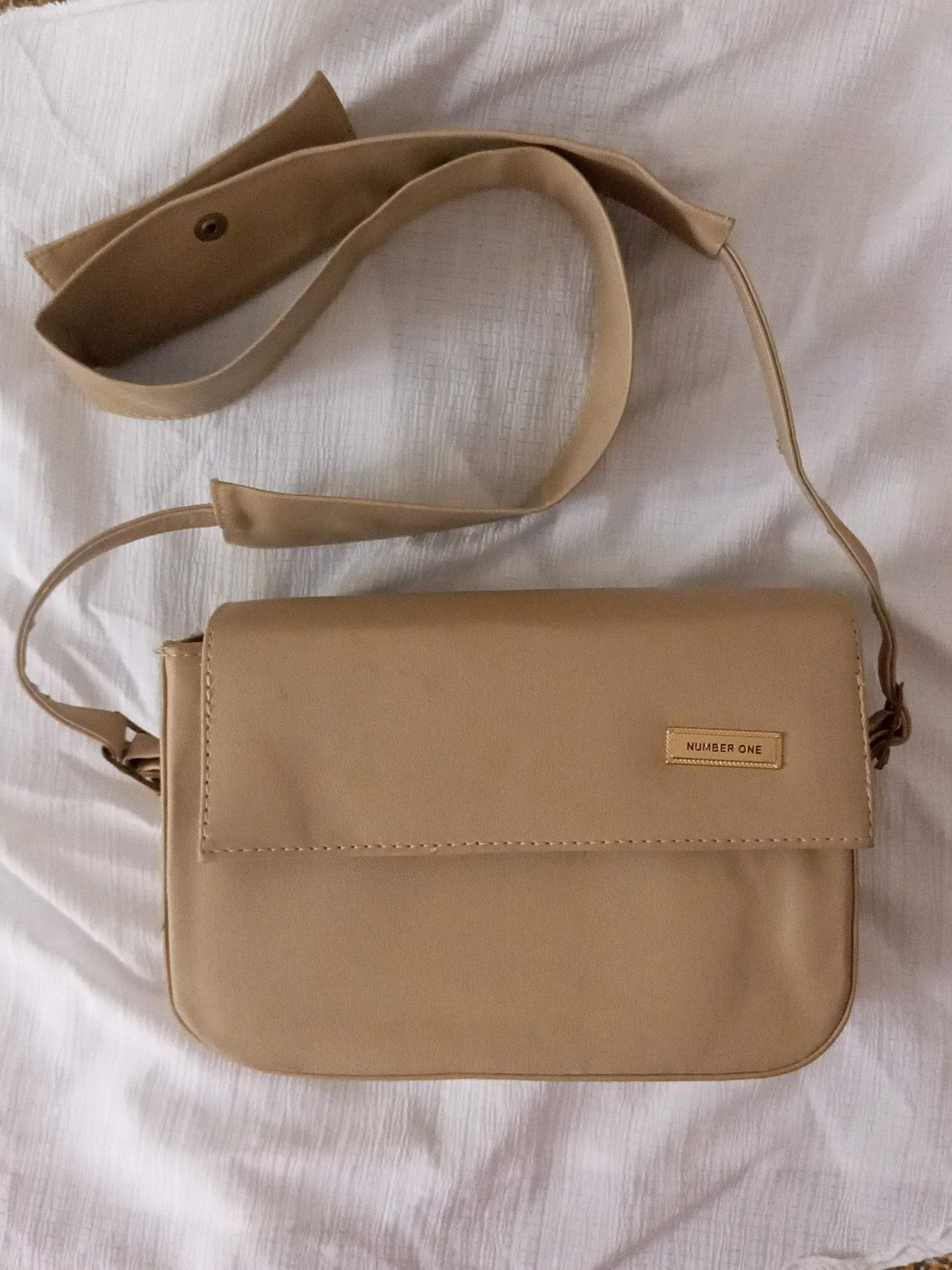 Beige Shoulder Bag