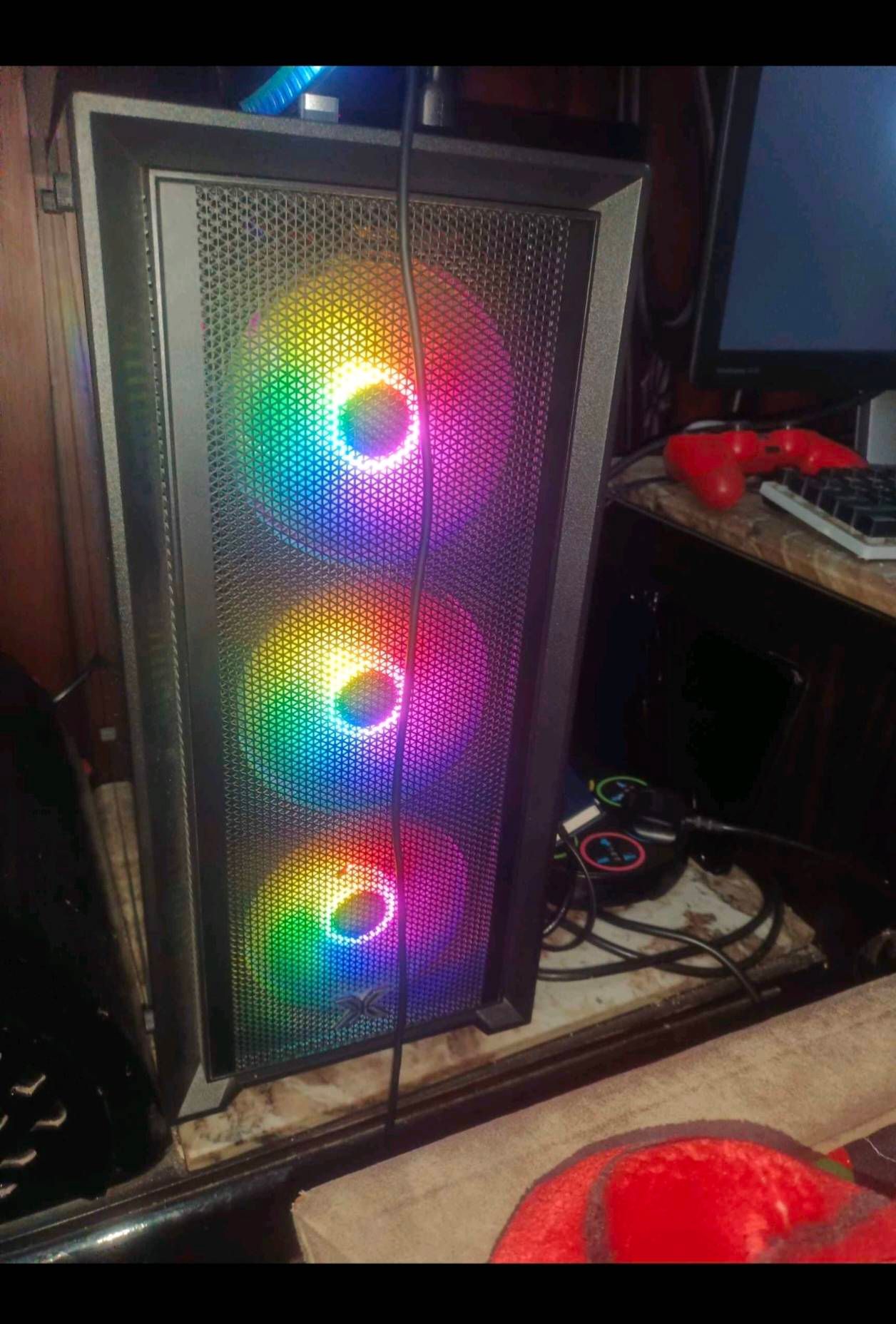 Gaming PC with RGB Fans