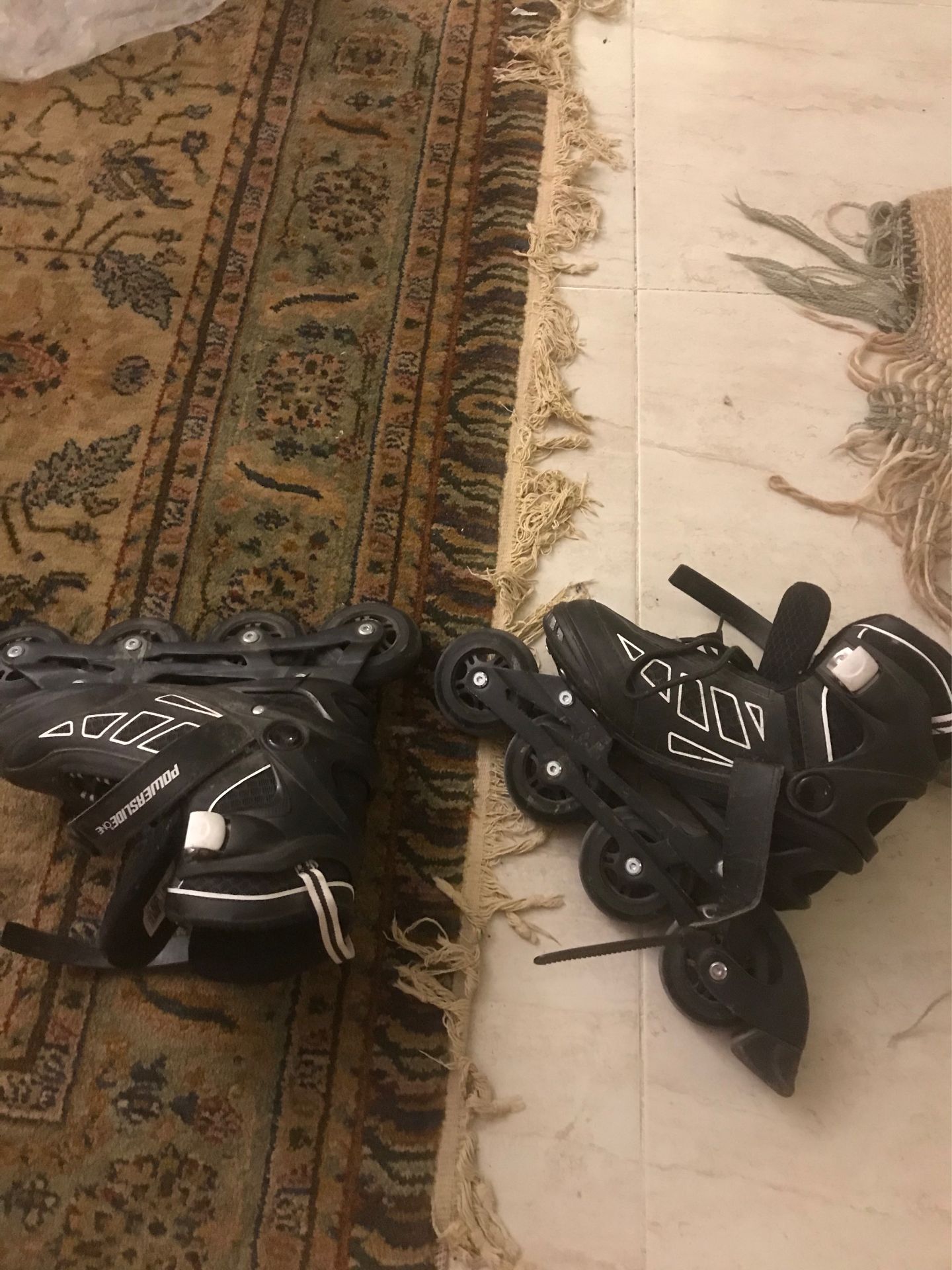 Roller Skates Black Pair