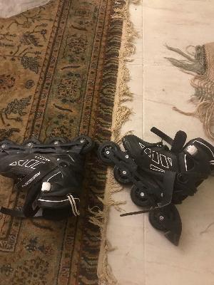 Roller Skates Black Pair