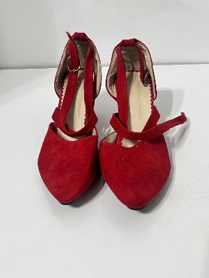 Red Ballet Pointe Shoes