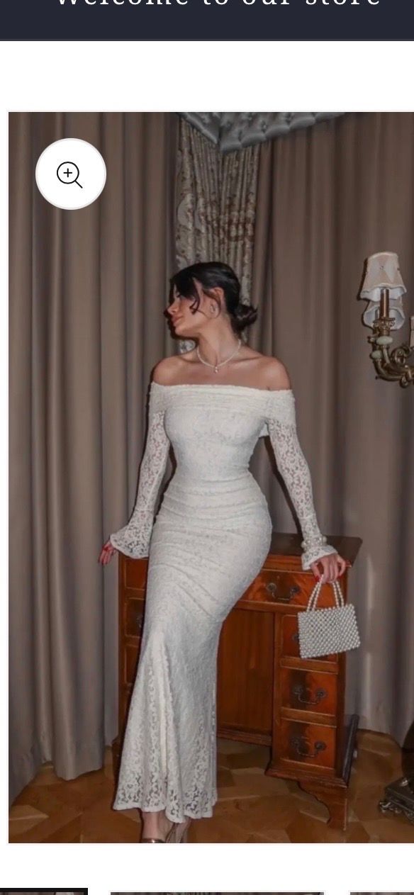 white dress