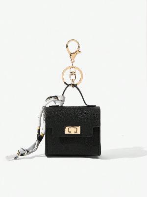 Black Mini Bag Keychain