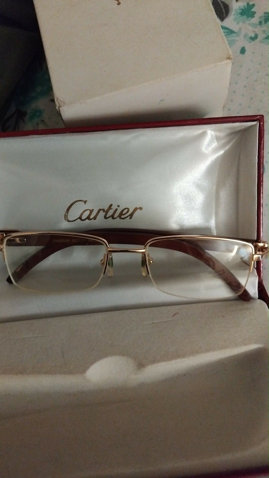 Cartier Sunglasses Gold Frame