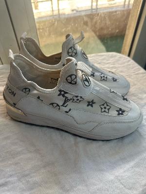 Louis Vuitton White Slip-On
