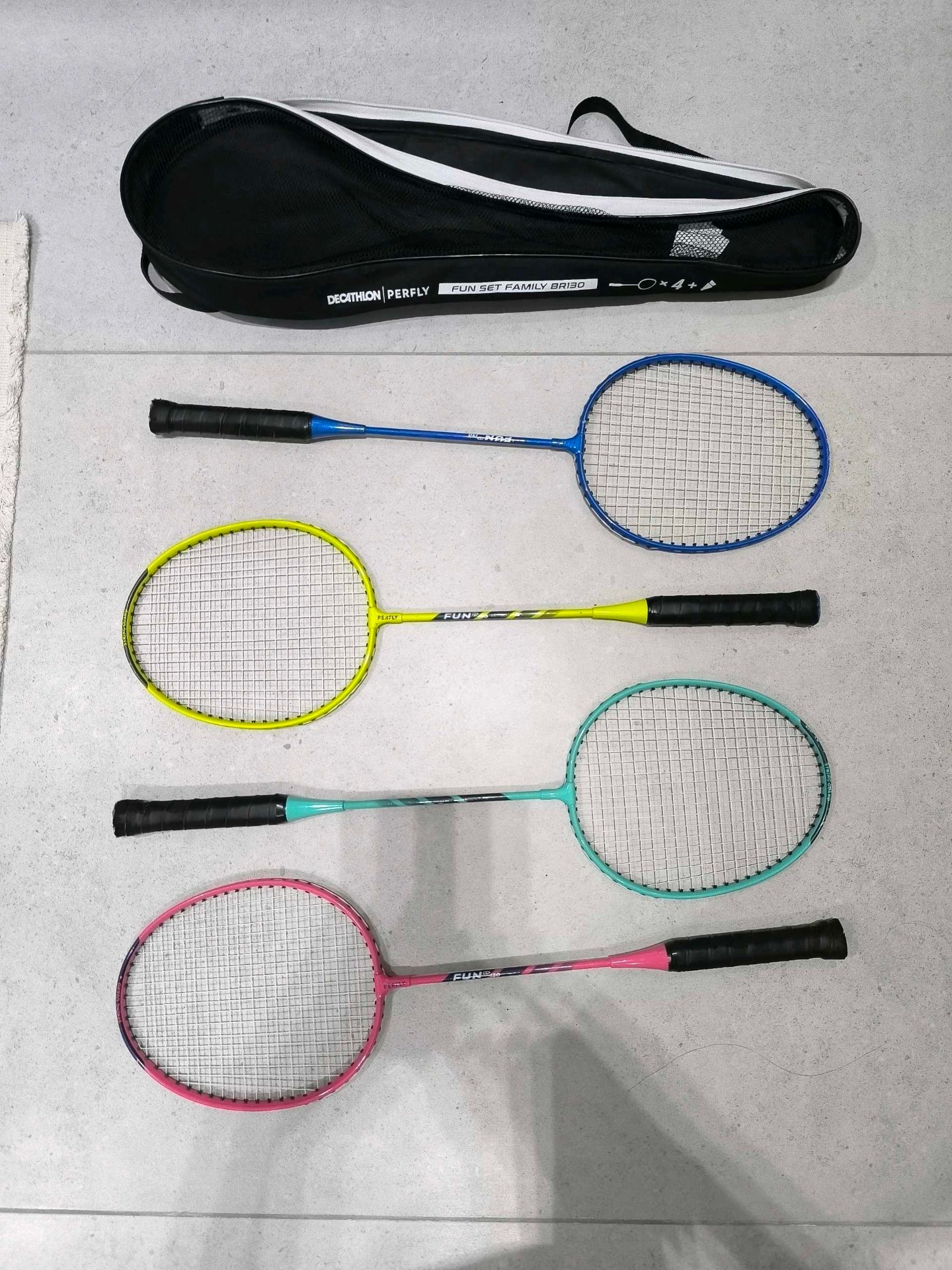 Badminton Rackets Set + Shuttlecock