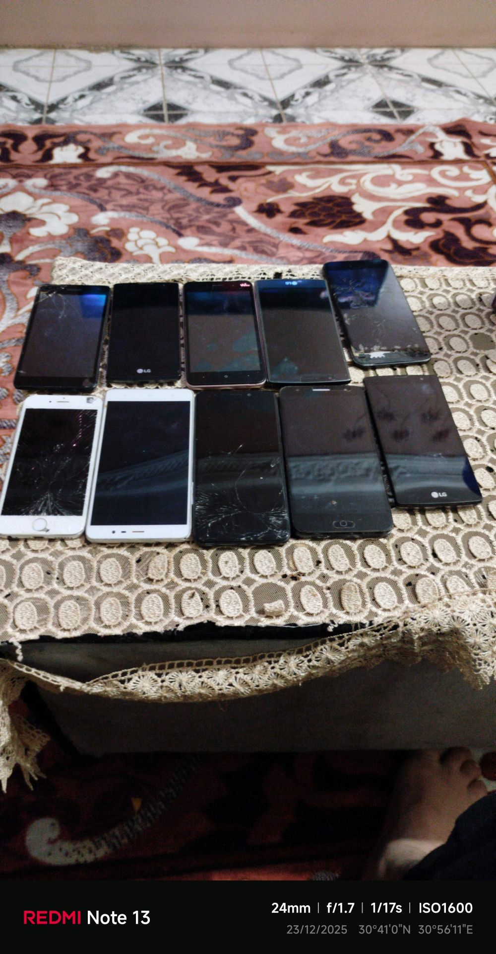 10 Used Mobile Phones Bundle