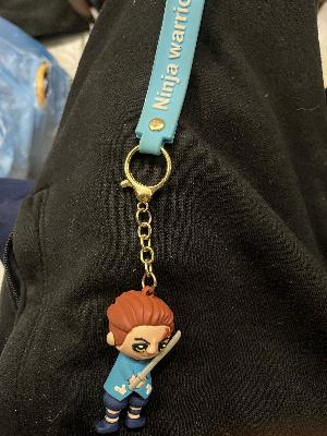 Ninja Warrior Keychain