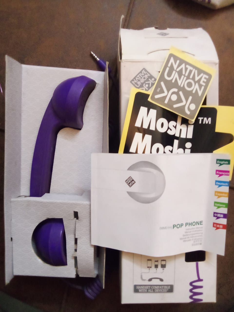 Pop Phone Purple Handset