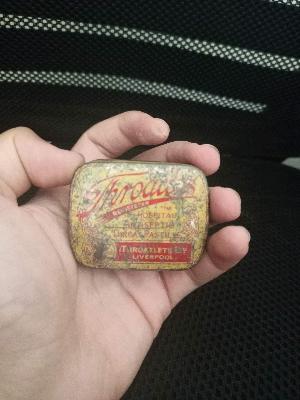 Vintage Arrolin's Throat Pastilles Tin