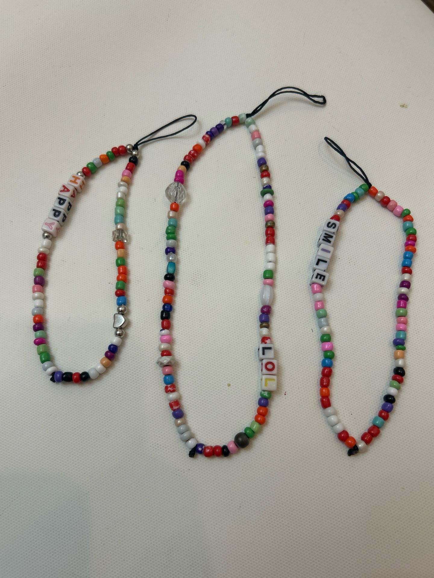 Beaded Phone Charms Set