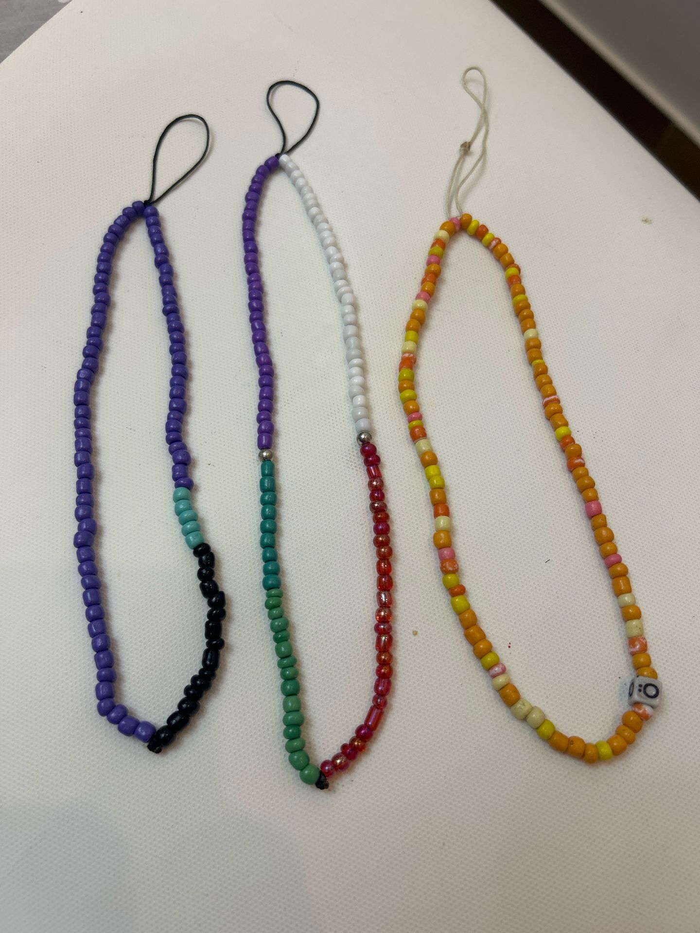 Beaded Phone Charms Set