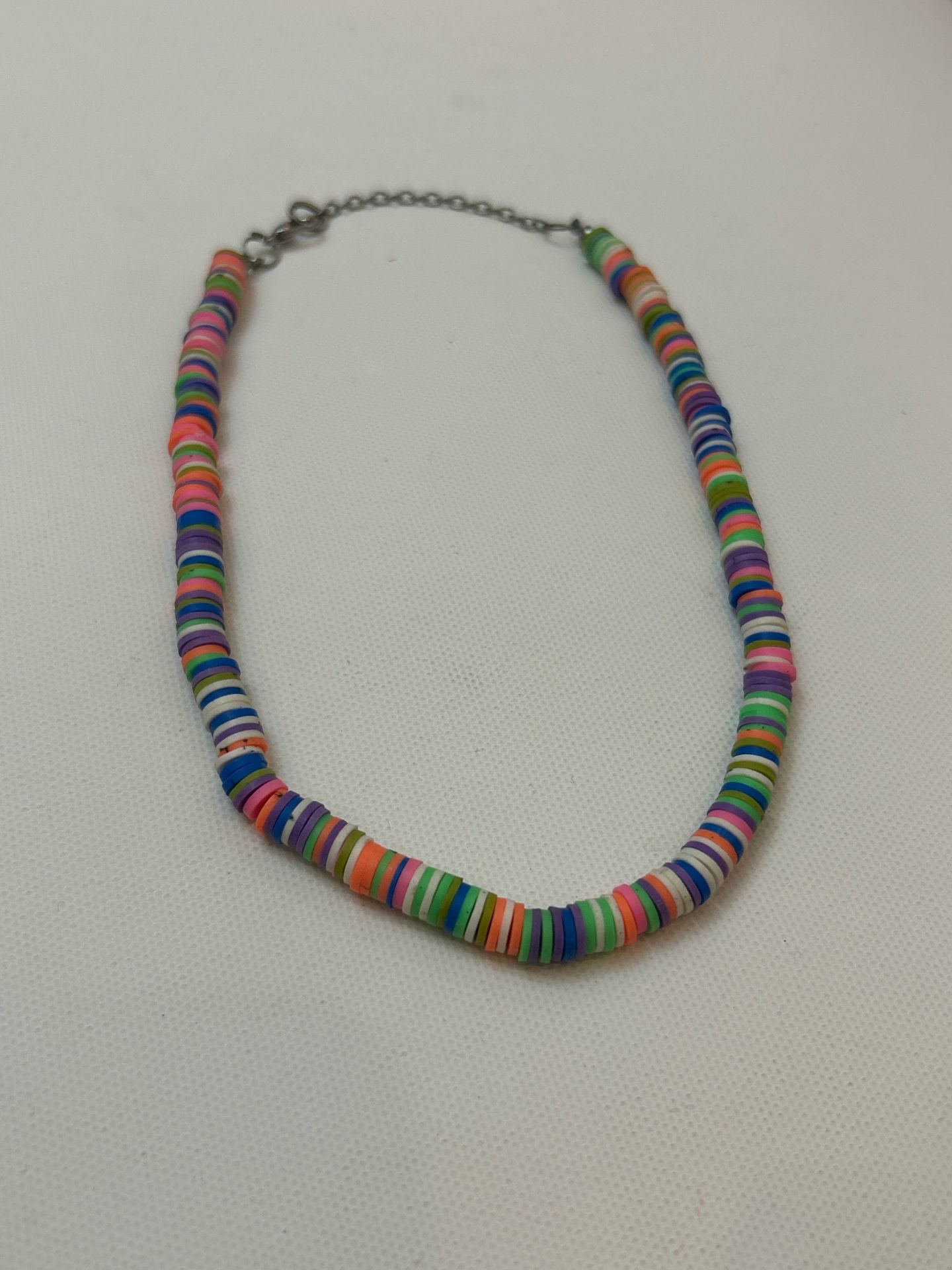 Rainbow Beaded Necklace