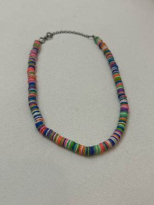 Rainbow Beaded Necklace