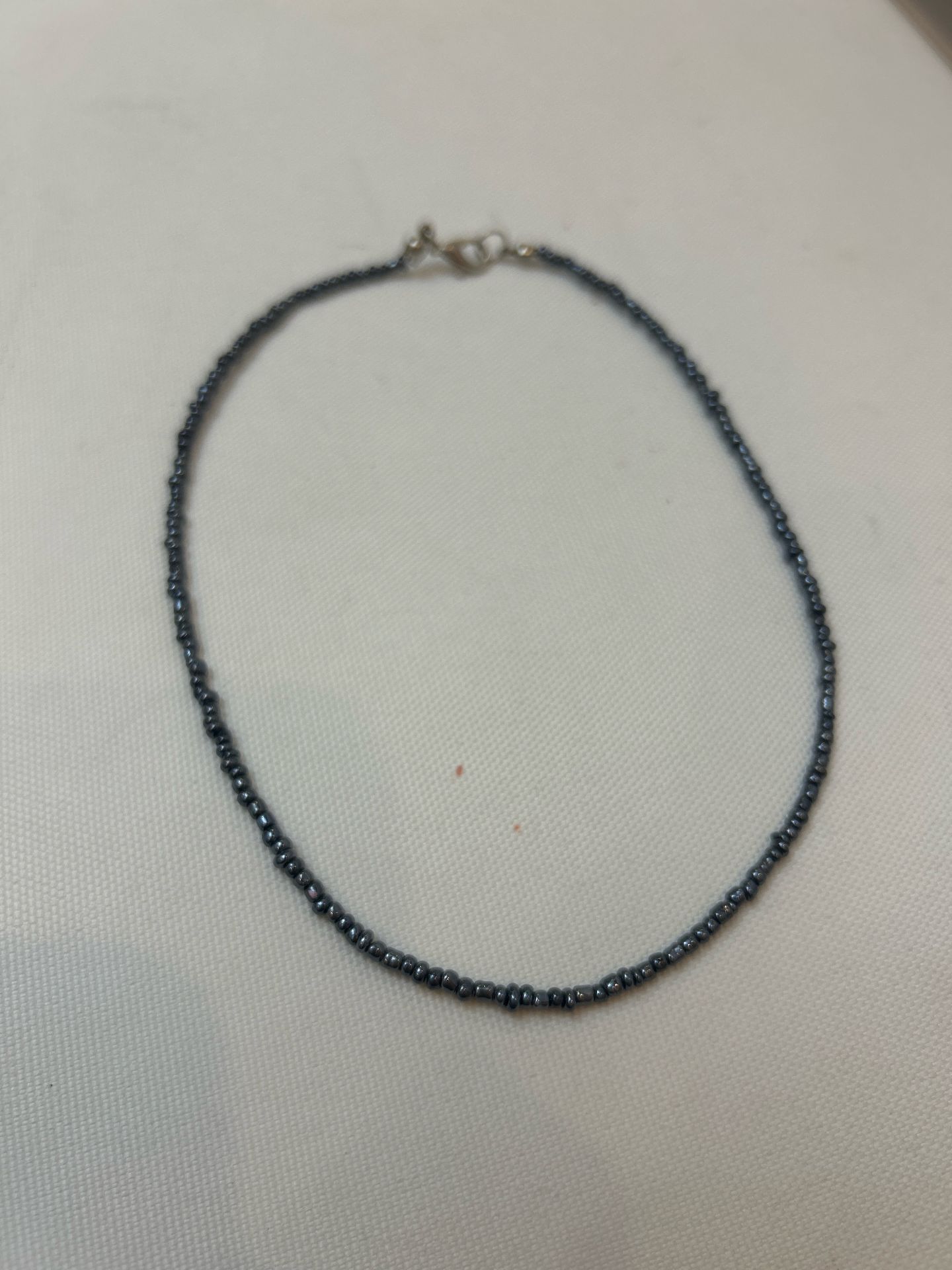 Black Beaded Necklace