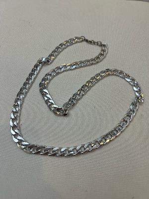Silver Tone Chain Necklace