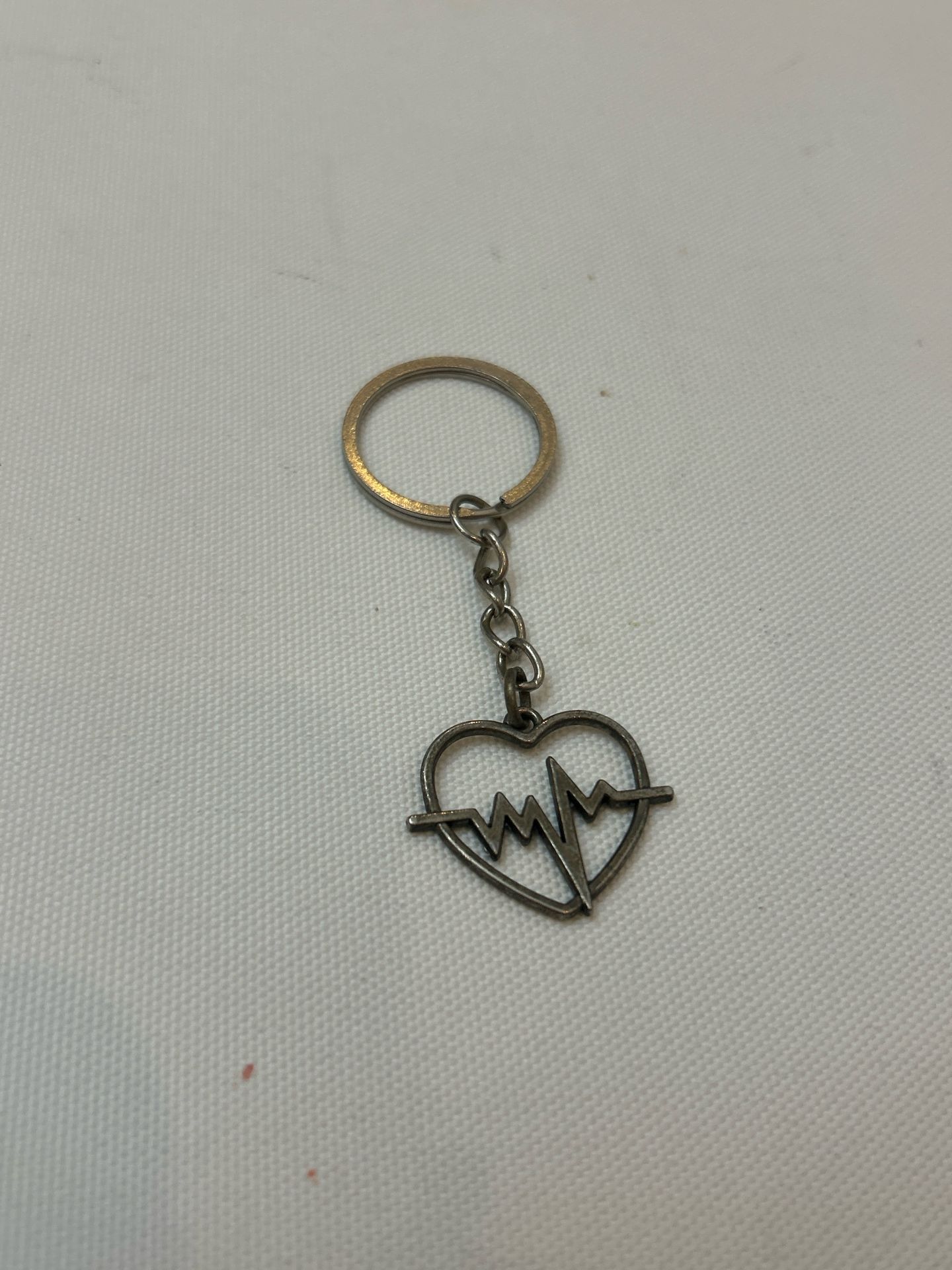 Heartbeat Symbol Keychain