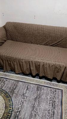 غطاء أريكة بيج  ثبات قطع