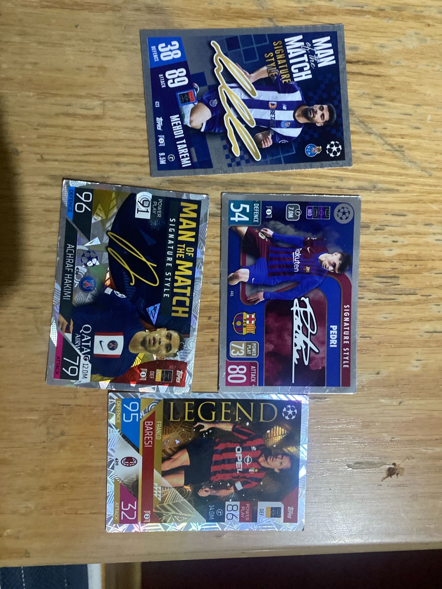 Soccer trading cards bundle
