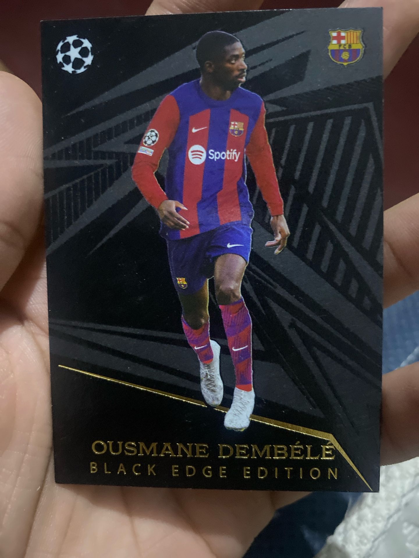 Ousmane Dembélé Card Black Edge