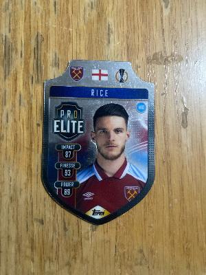 Rice Pro Elite Football Card