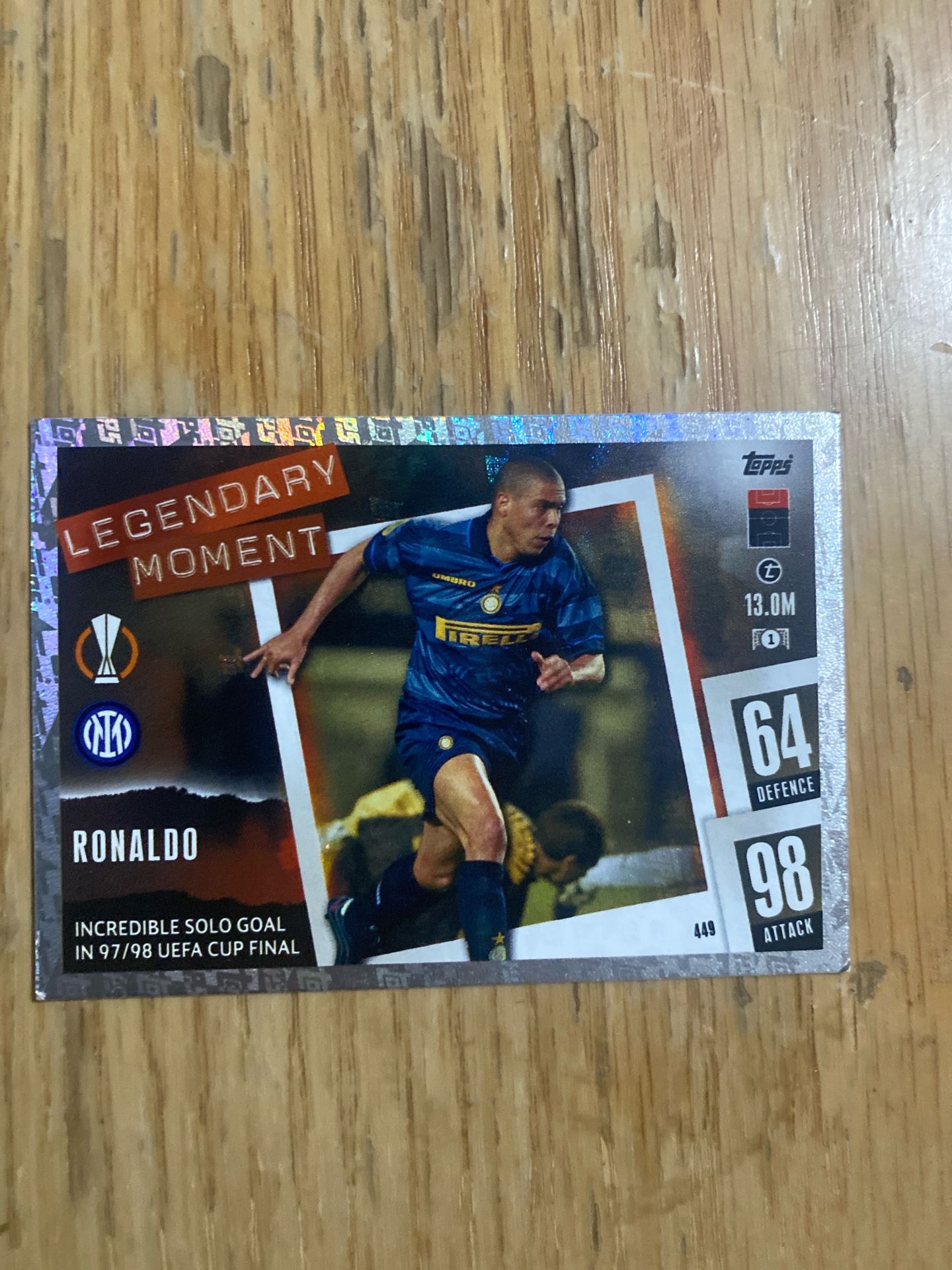 Ronaldo Legendary Moment Card