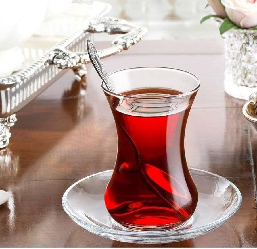 كوب شاي تركي زجاجي