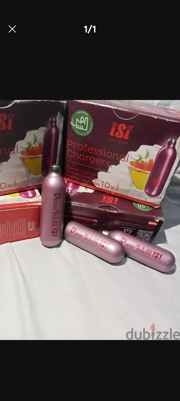 isi professional cream charger
