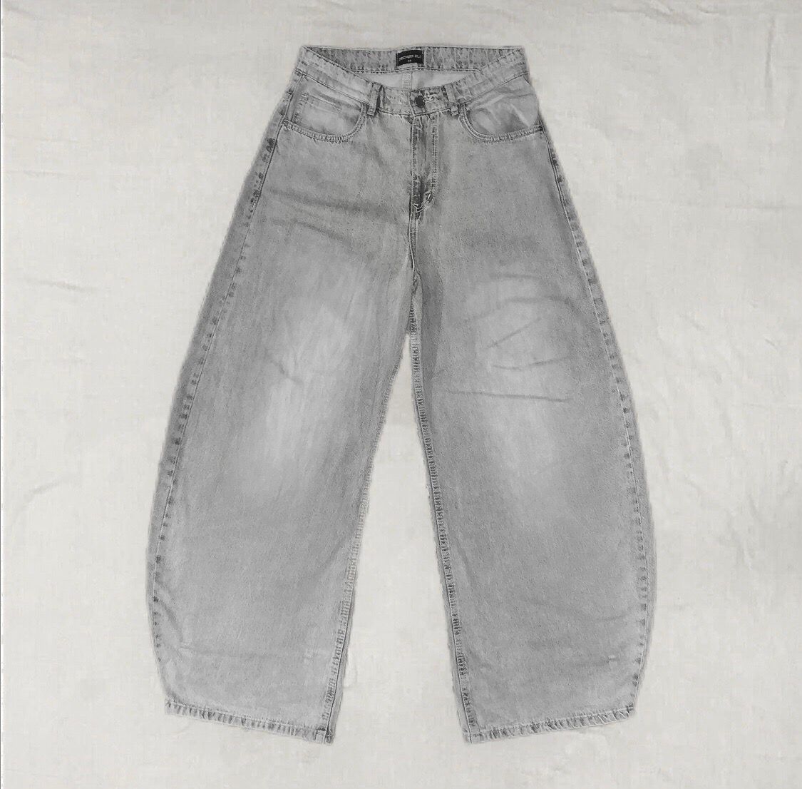 Decked out grey big air denim