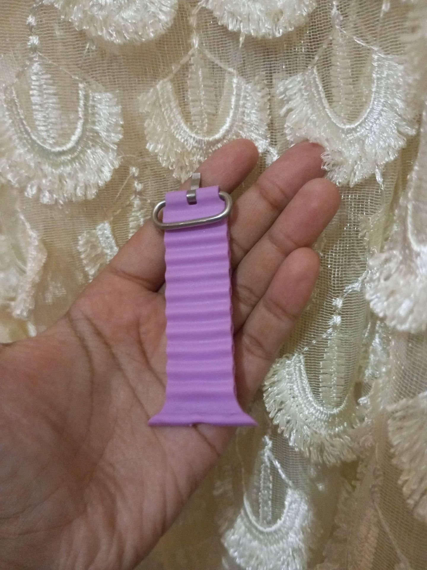 حزام ساعة  بنفسجي