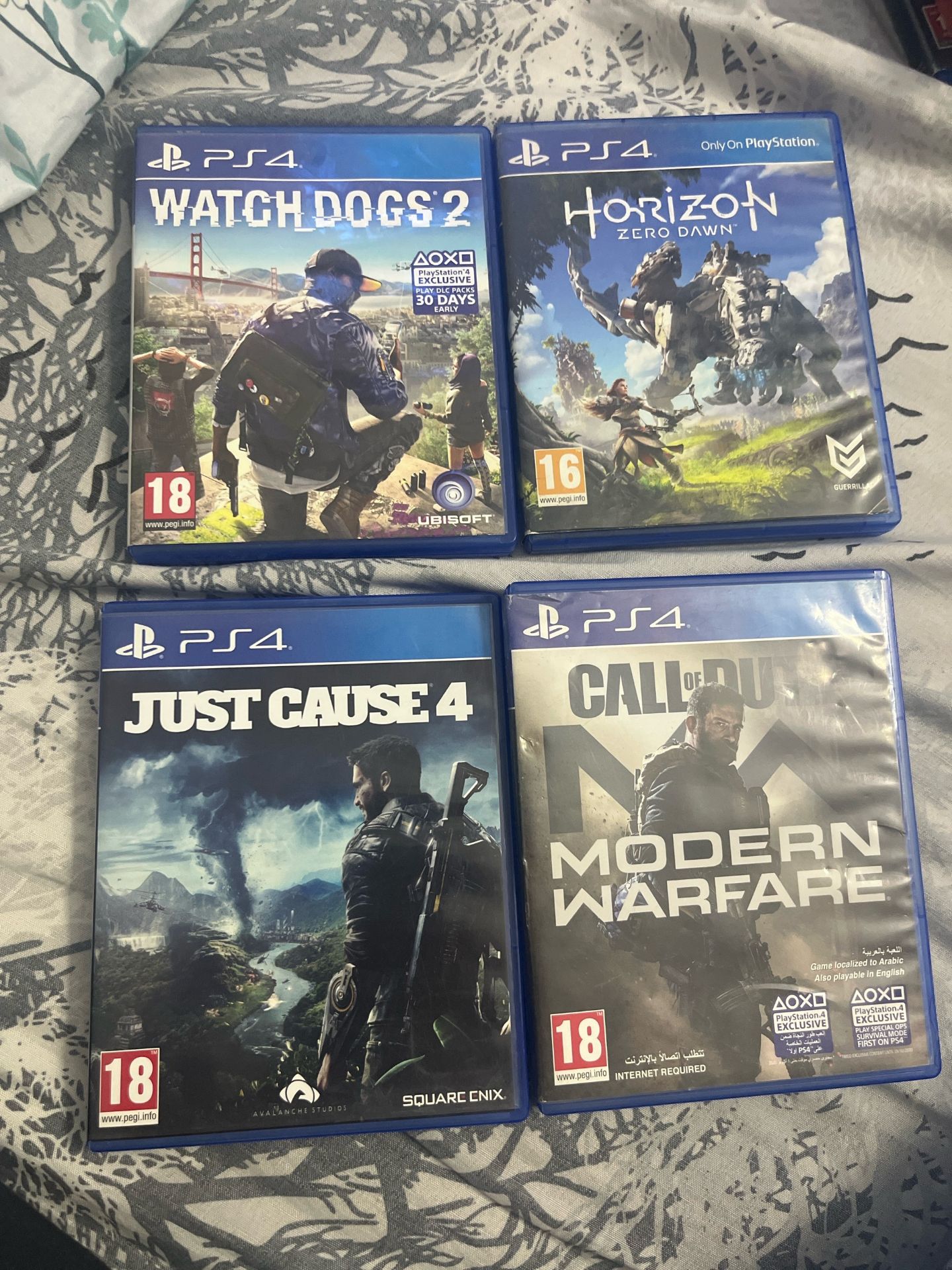 PS4 Games Bundle (4 Titles)