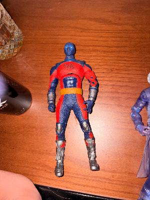 Action Figure Red Blue