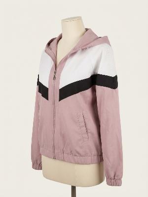 Colorblock Windbreaker Jacket