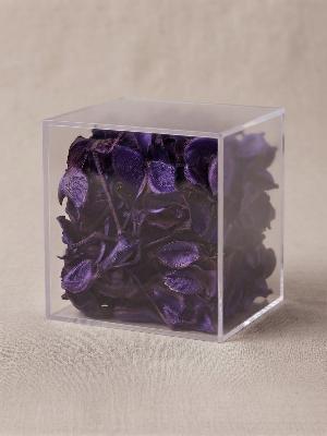 Purple Dried Flowers Box