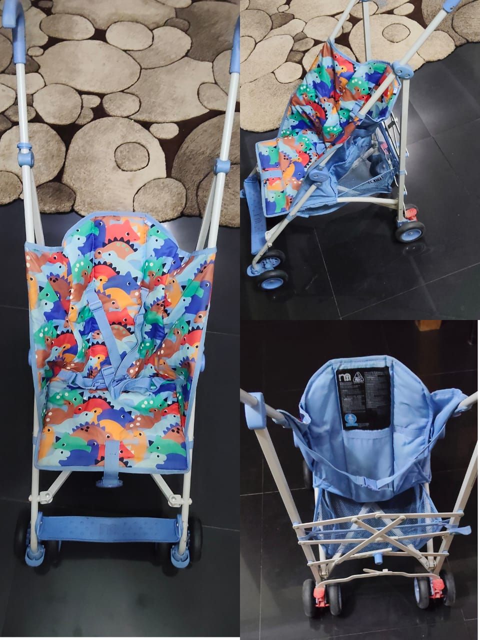 Baby Stroller - Dinosaur Print