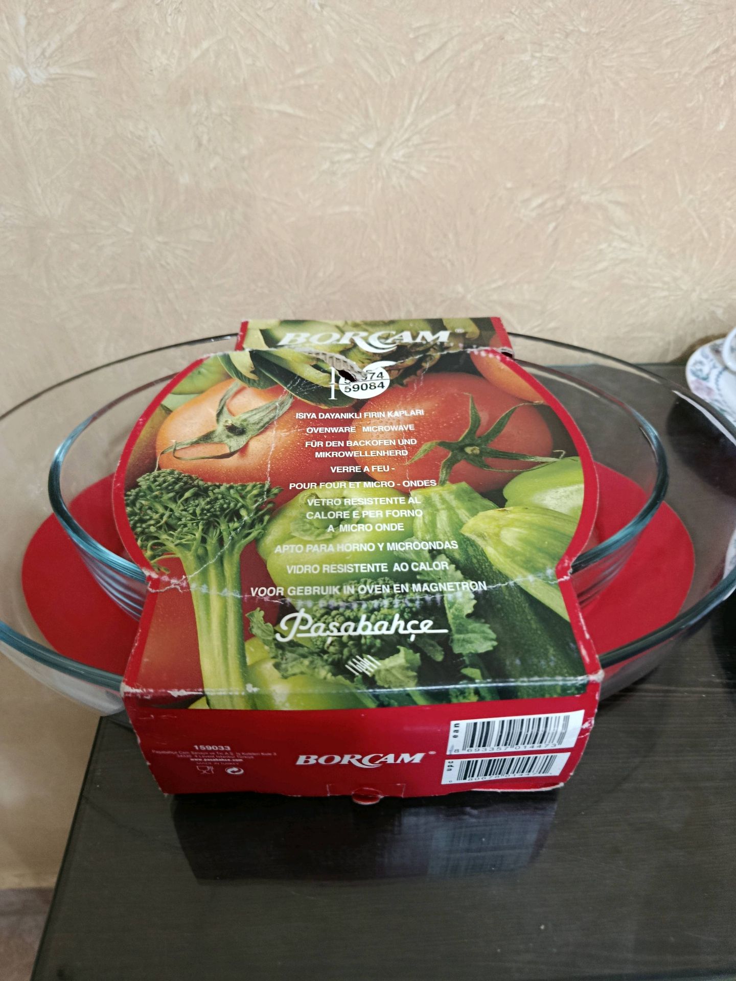 Borcam Glass Microwave Dish