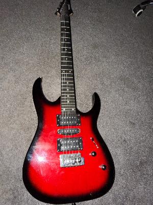 Electric Guitar Red Sunburst