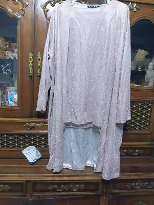 Sparkly Lavender Cardigan Top