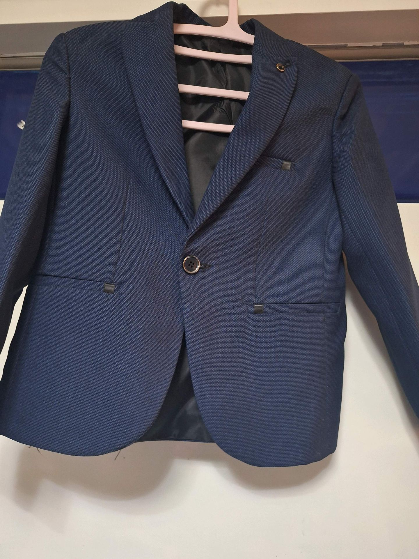 Blue Formal Blazer & Vest Set