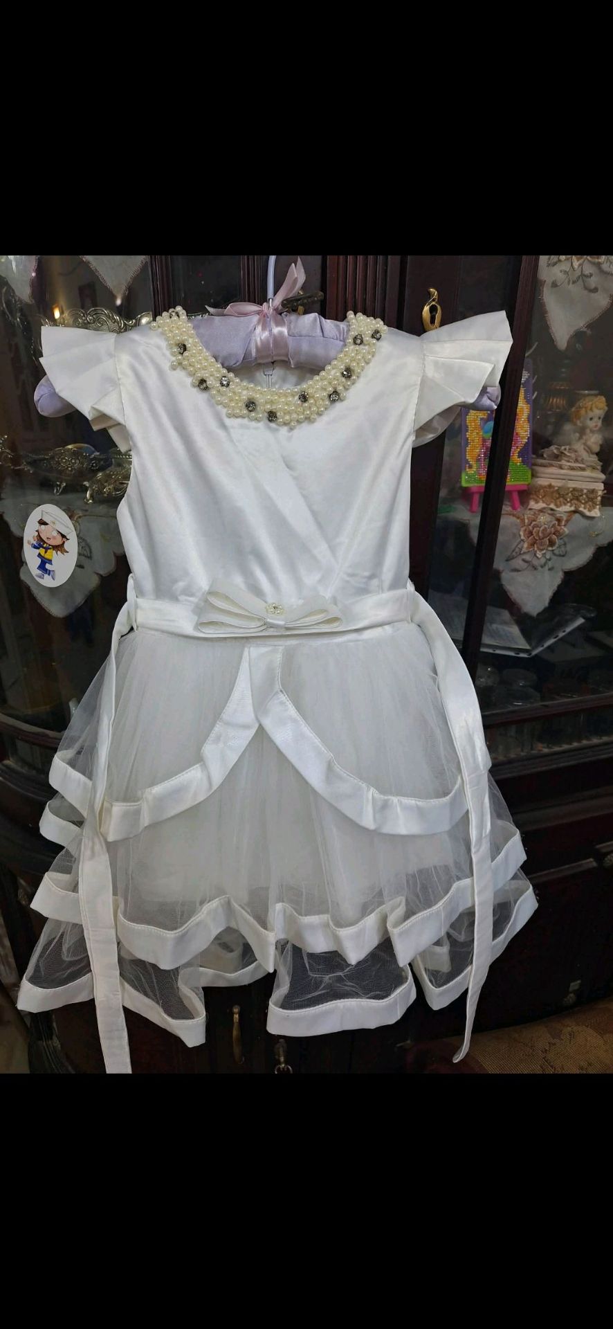 White Flower Girl Dress