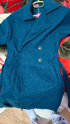 Blue Double-Breasted Blazer