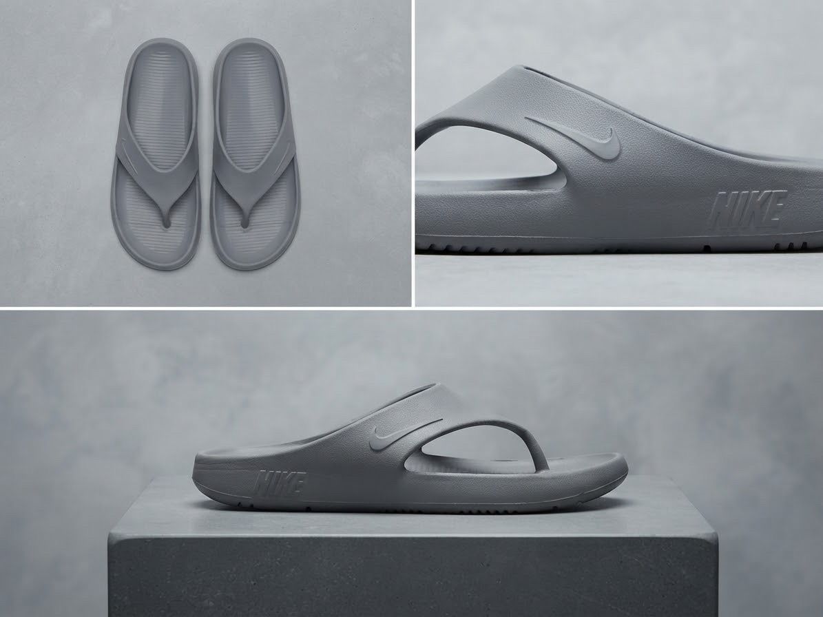 Nike صندل رمادي