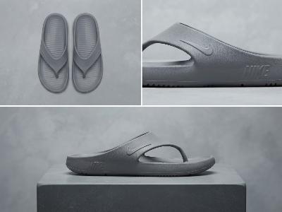 Nike صندل رمادي
