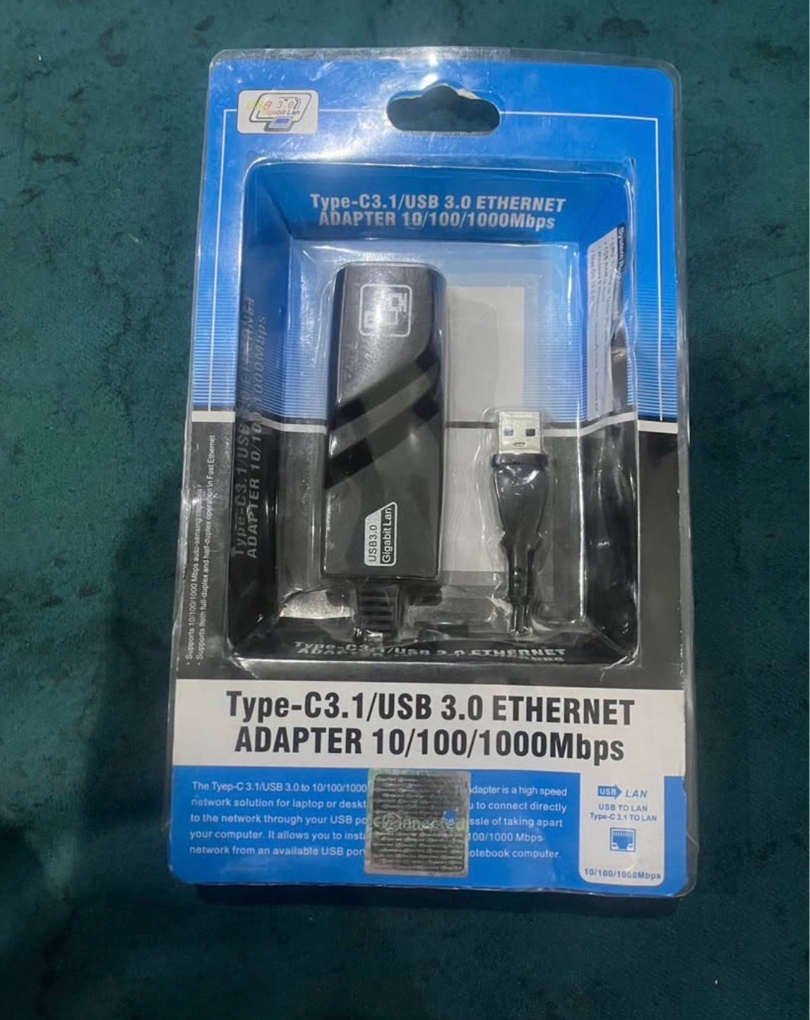 Type-C3.1/USB 3.0 Ethernet
